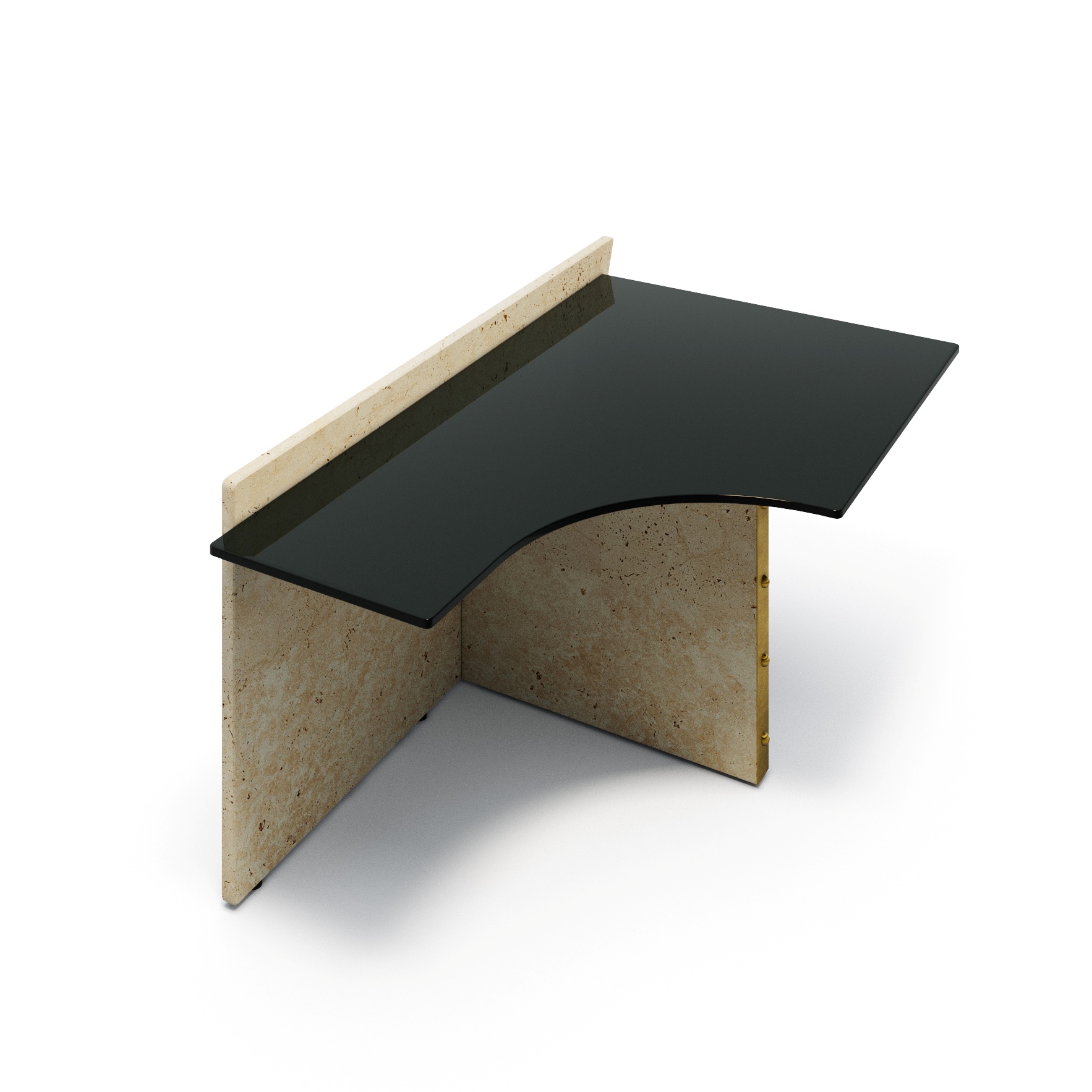 Shield - Tavolino basso sagomato